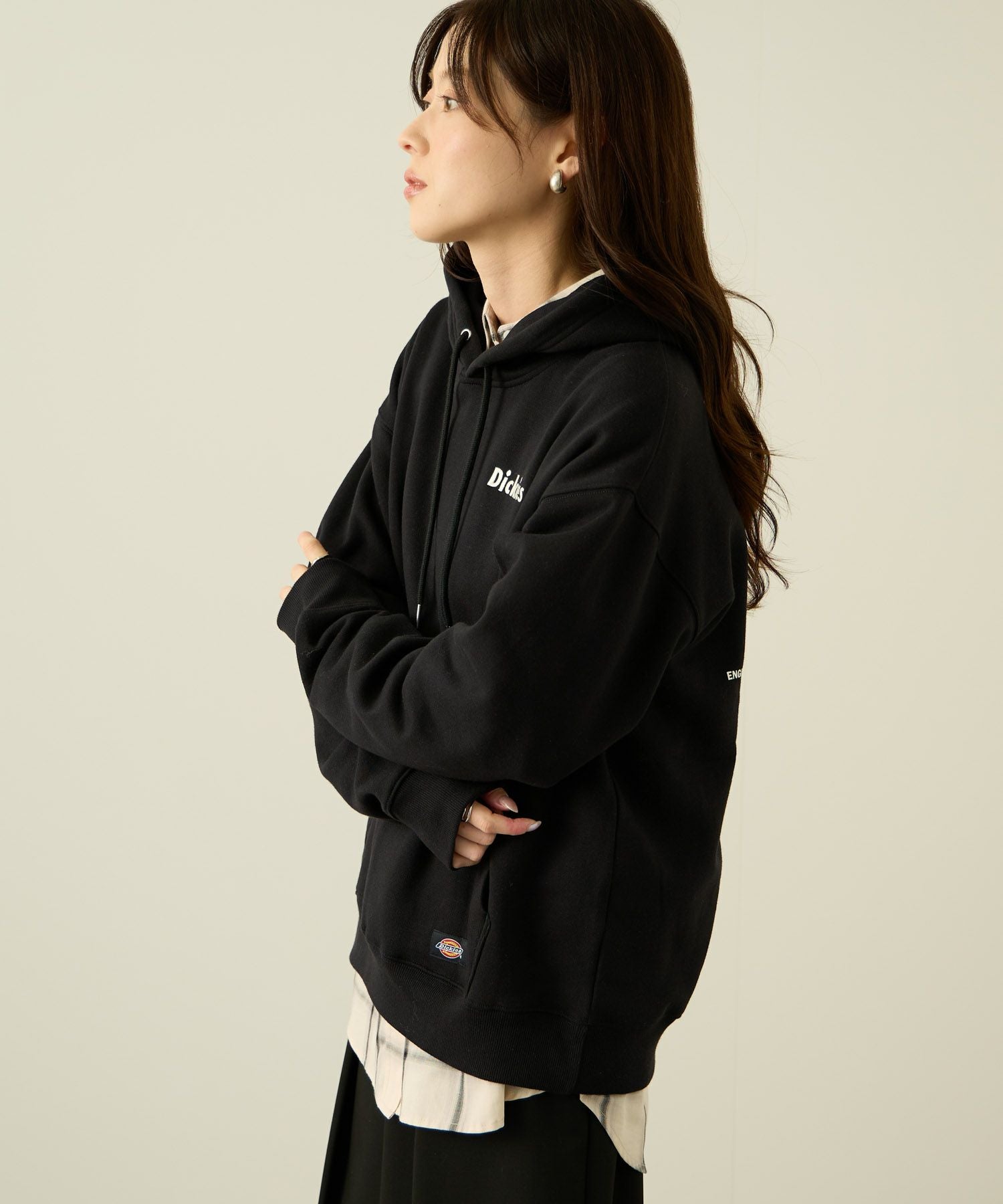 Dickies 裏起毛刺繍パーカー メンズ