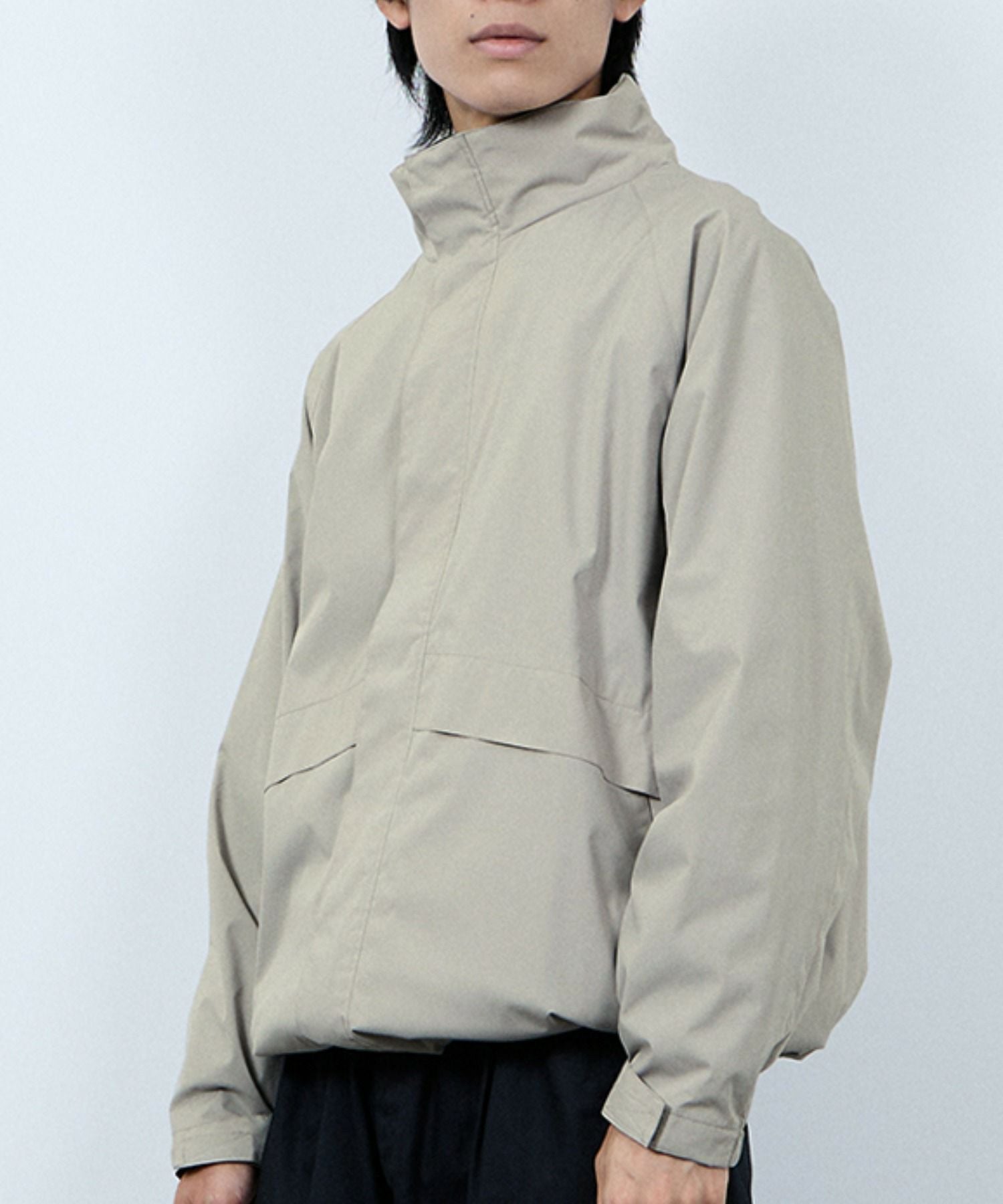 NAVYシャットアウター SOLOTEX(R)使用 裏メッシュスタンドジャケット