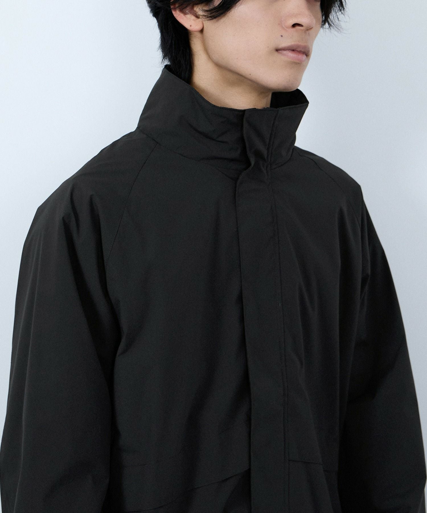 NAVYシャットアウター SOLOTEX(R)使用 裏メッシュスタンドジャケット