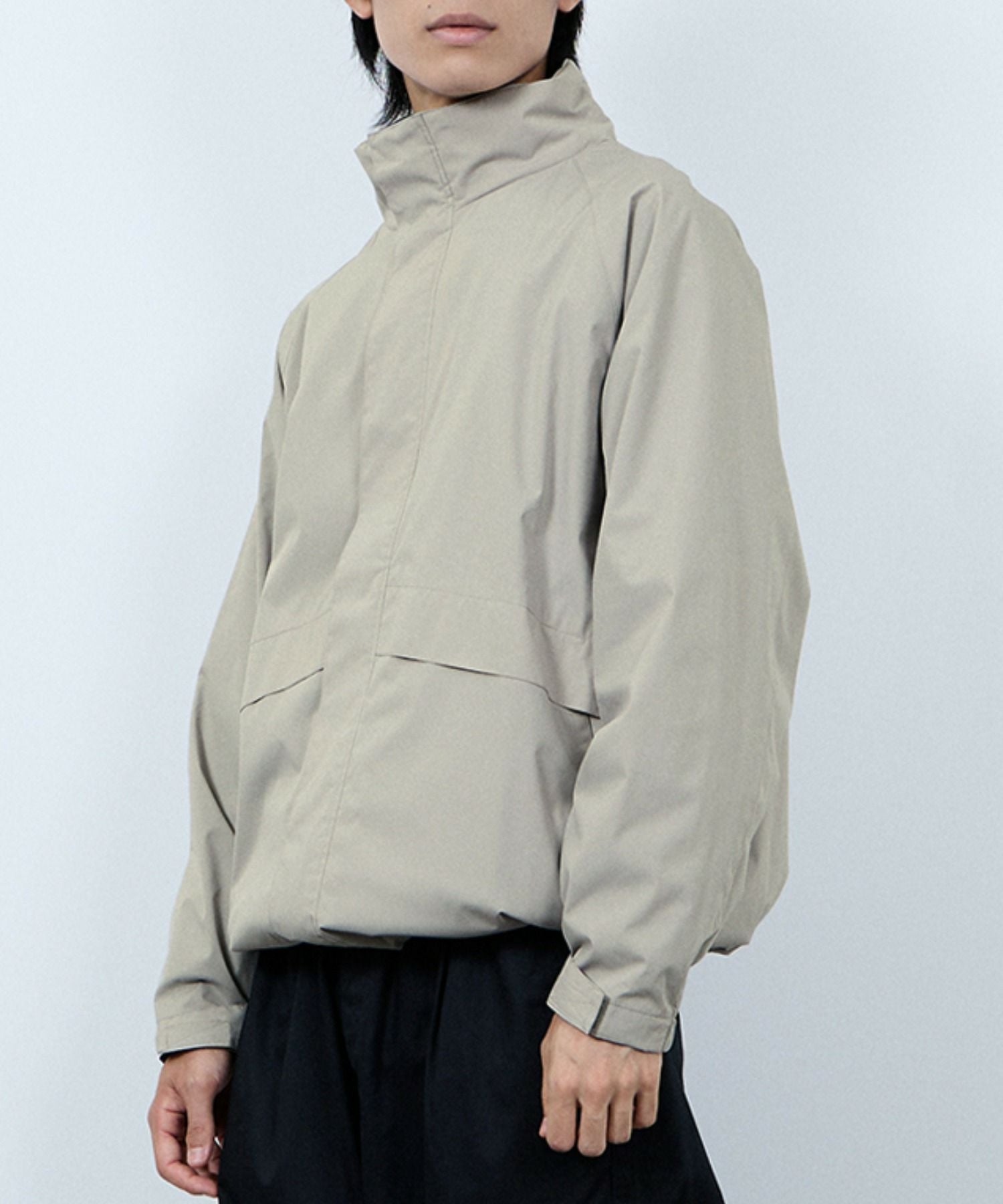 NAVYシャットアウター SOLOTEX(R)使用 裏メッシュスタンドジャケット