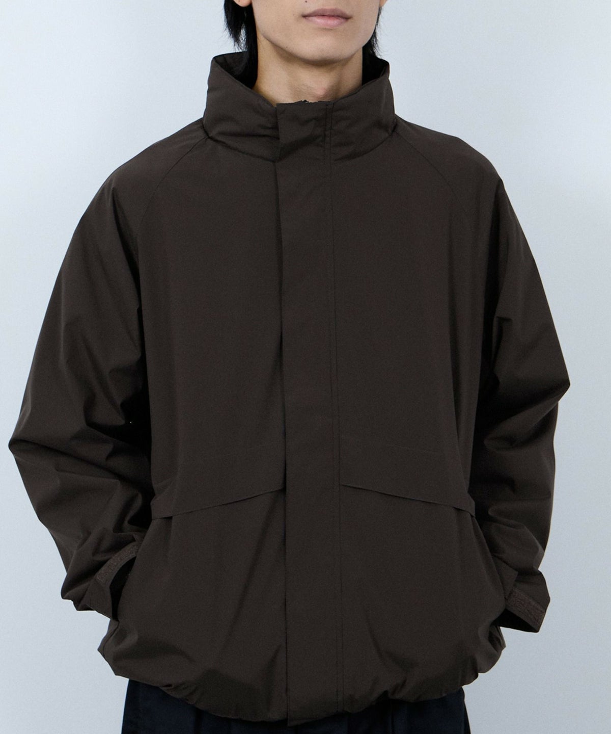 NAVY シャットアウター SOLOTEX(R)使用 裏メッシュスタンドジャケット メンズ