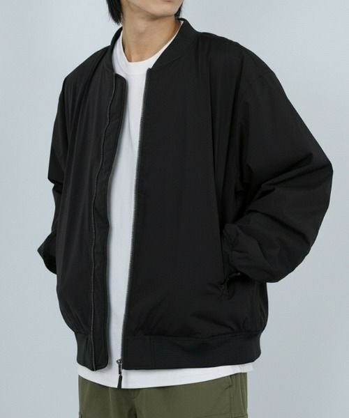 NAVY シャットアウター SOLOTEX(R)使用 裏シャギーリブジャケット メンズ商品画像-1