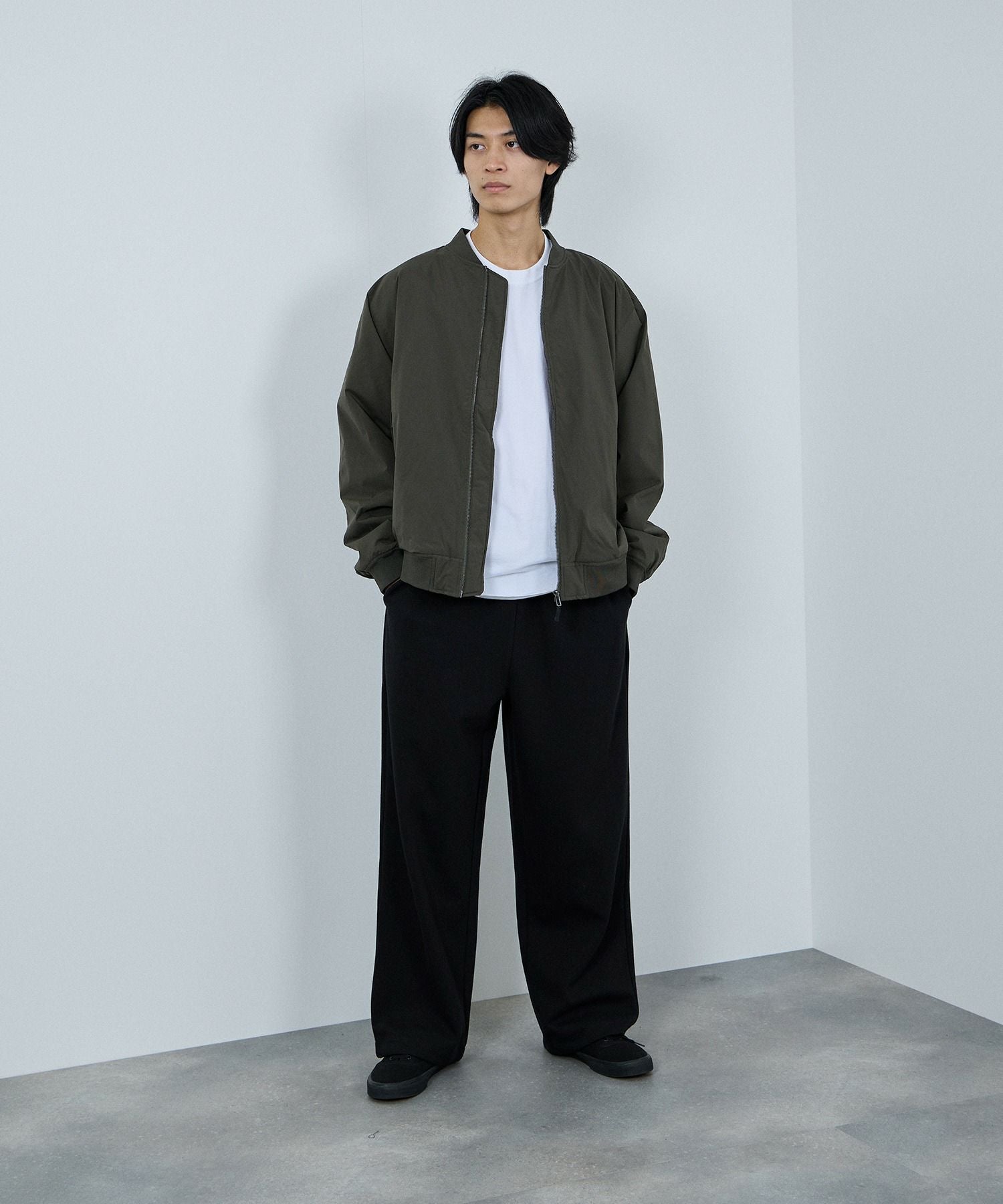 NAVY シャットアウター SOLOTEX(R)使用 裏シャギーリブジャケット メンズ