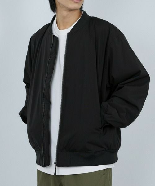 NAVY シャットアウター SOLOTEX(R)使用 裏シャギーリブジャケット メンズ