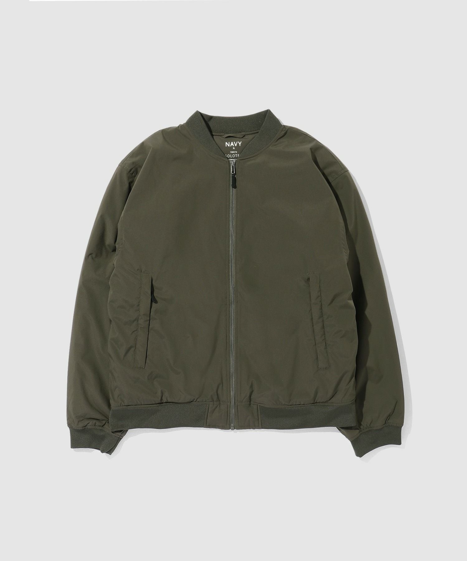 NAVY シャットアウター SOLOTEX(R)使用 裏シャギーリブジャケット メンズ