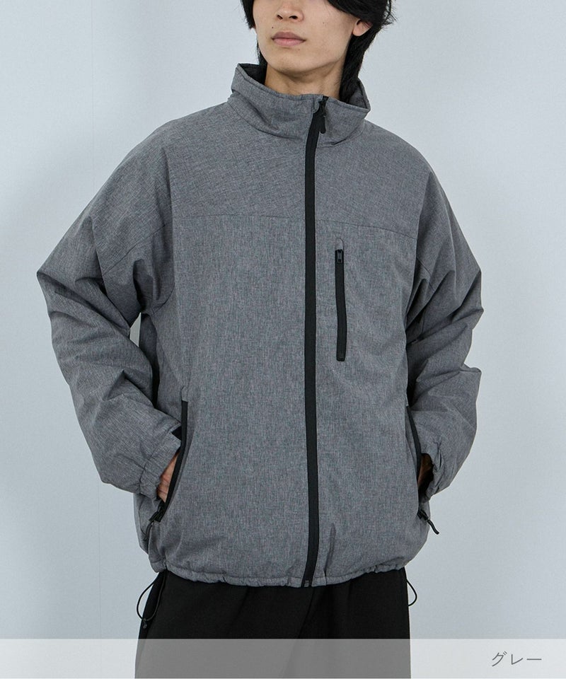 NAVY シャットアウター SOLOTEX(R)使用 裏シャギースタンドジャケット メンズ商品画像-2