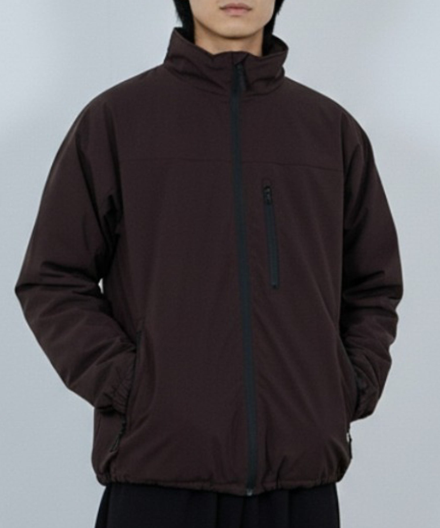 NAVY シャットアウター SOLOTEX(R)使用 裏シャギースタンドジャケット
