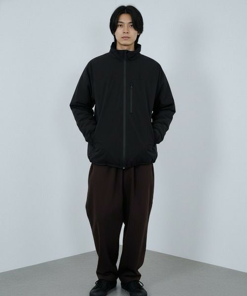 NAVY シャットアウター SOLOTEX(R)使用 裏シャギースタンドジャケット
