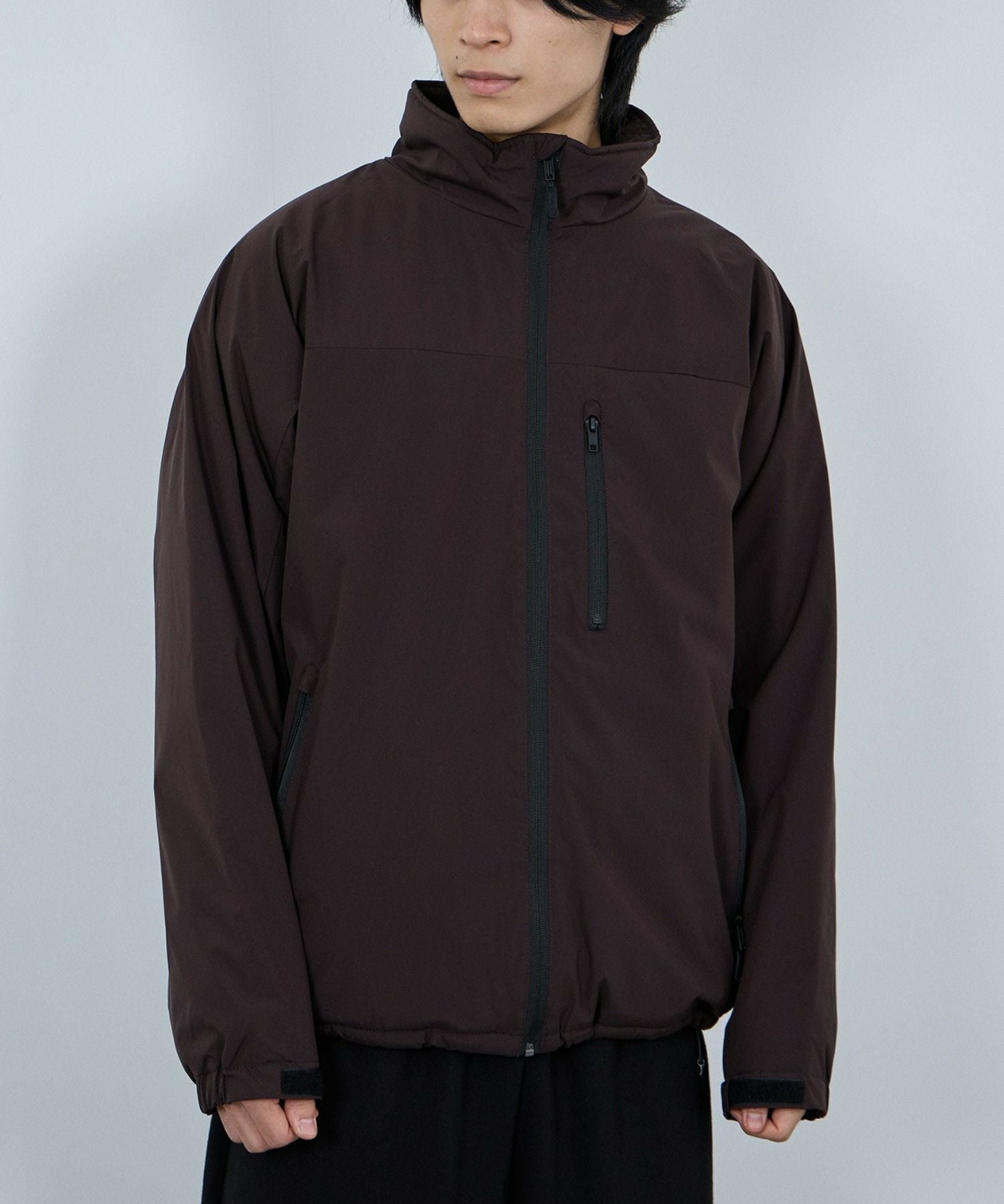 NAVY シャットアウター SOLOTEX(R)使用 裏シャギースタンドジャケット