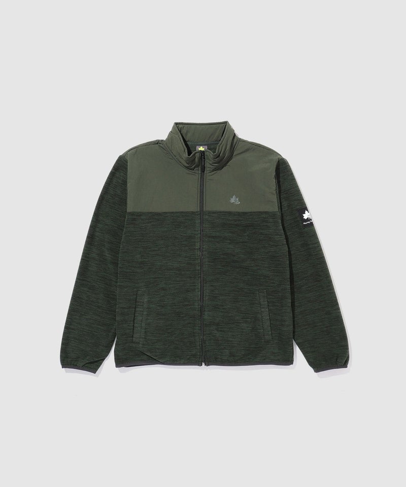 [期間限定価格]【WEB限定】LOGOS PARK  胸切り替えスタンドネックフリースフルジップ メンズ商品画像-2