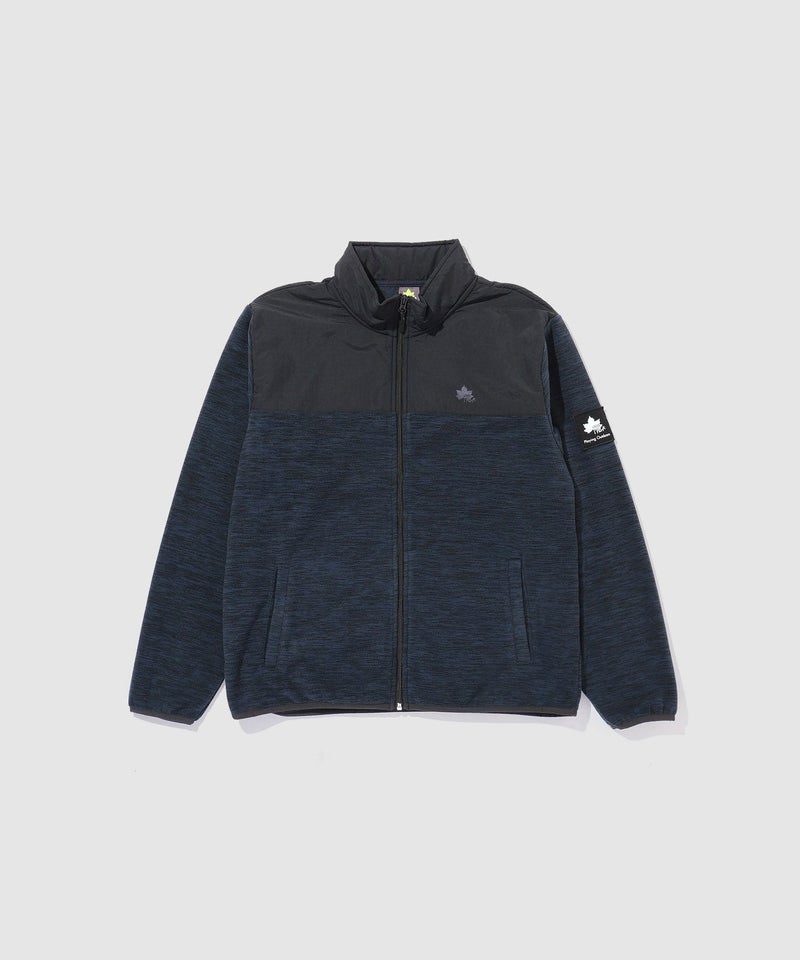 [期間限定価格]【WEB限定】LOGOS PARK  胸切り替えスタンドネックフリースフルジップ メンズ商品画像-3