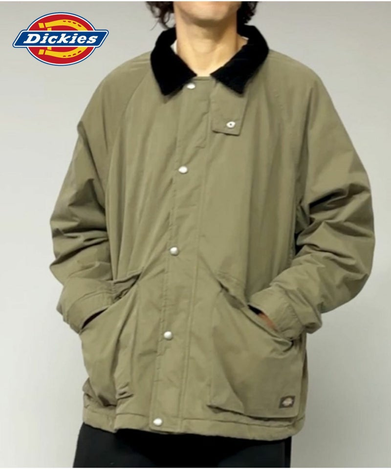 [期間限定価格]Dickies 襟コーデュロイ切り替え 薄中綿 ワークジャケット商品画像-2