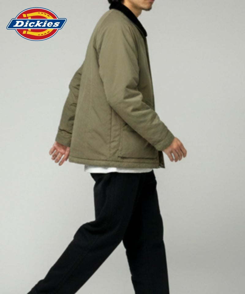 Dickies 襟コーデュロイ切り替え 薄中綿 ワークジャケット商品画像-5