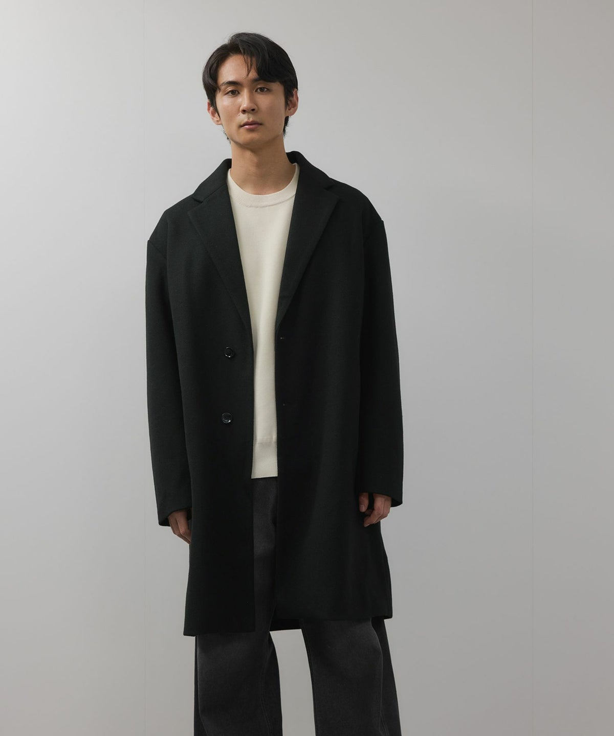 MOSSIMO フェイクメルトンコート メンズ