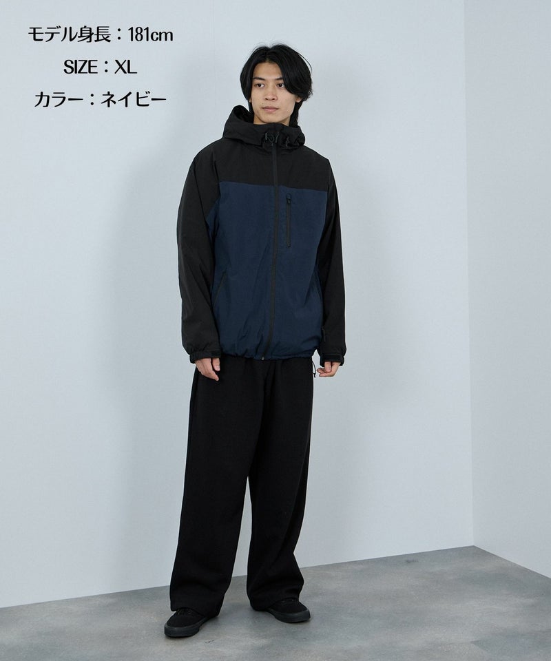 NAVY シャットアウター SOLOTEX(R)使用 裏シャギーフードジャケット メンズ商品画像-9