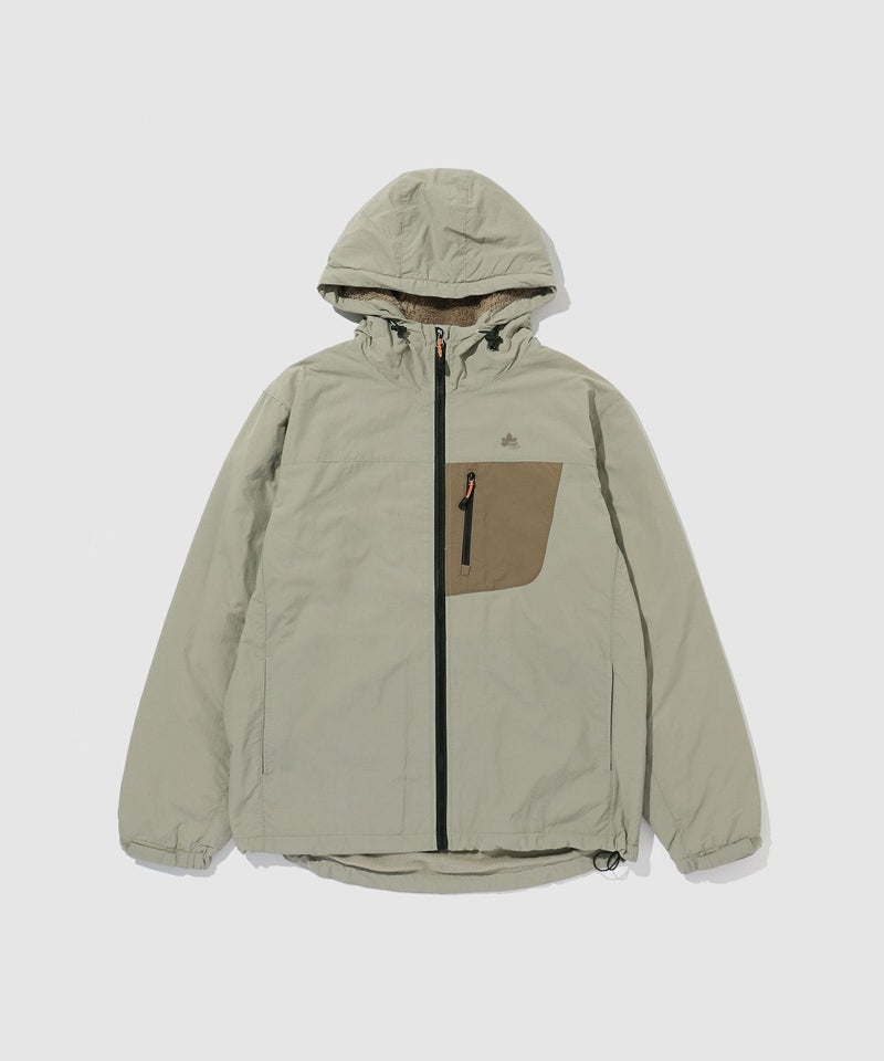 [期間限定価格]【WEB限定】LOGOS PARK  裏フリースナイロンパーカー メンズ商品画像-1