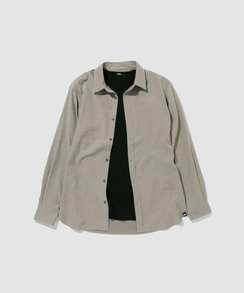 MOSSIMO TNピーチ素材シャツ×テレコTシャツアンサンブル メンズ商品画像-1