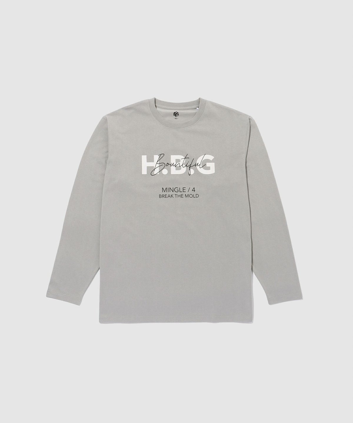  T-GRAPHICS ロゴデザイン長袖Tシャツ メンズ