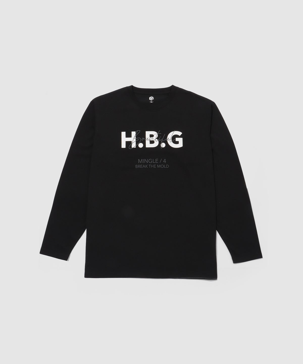  T-GRAPHICS ロゴデザイン長袖Tシャツ メンズ