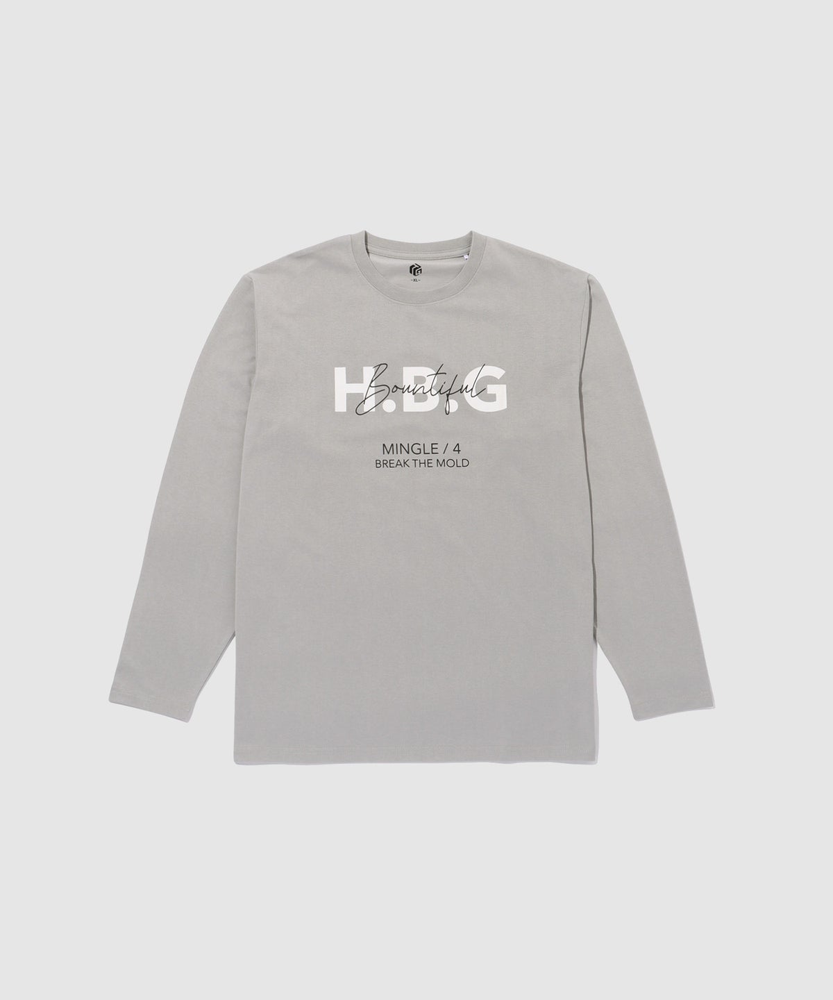  T-GRAPHICS ロゴデザイン長袖Tシャツ メンズ