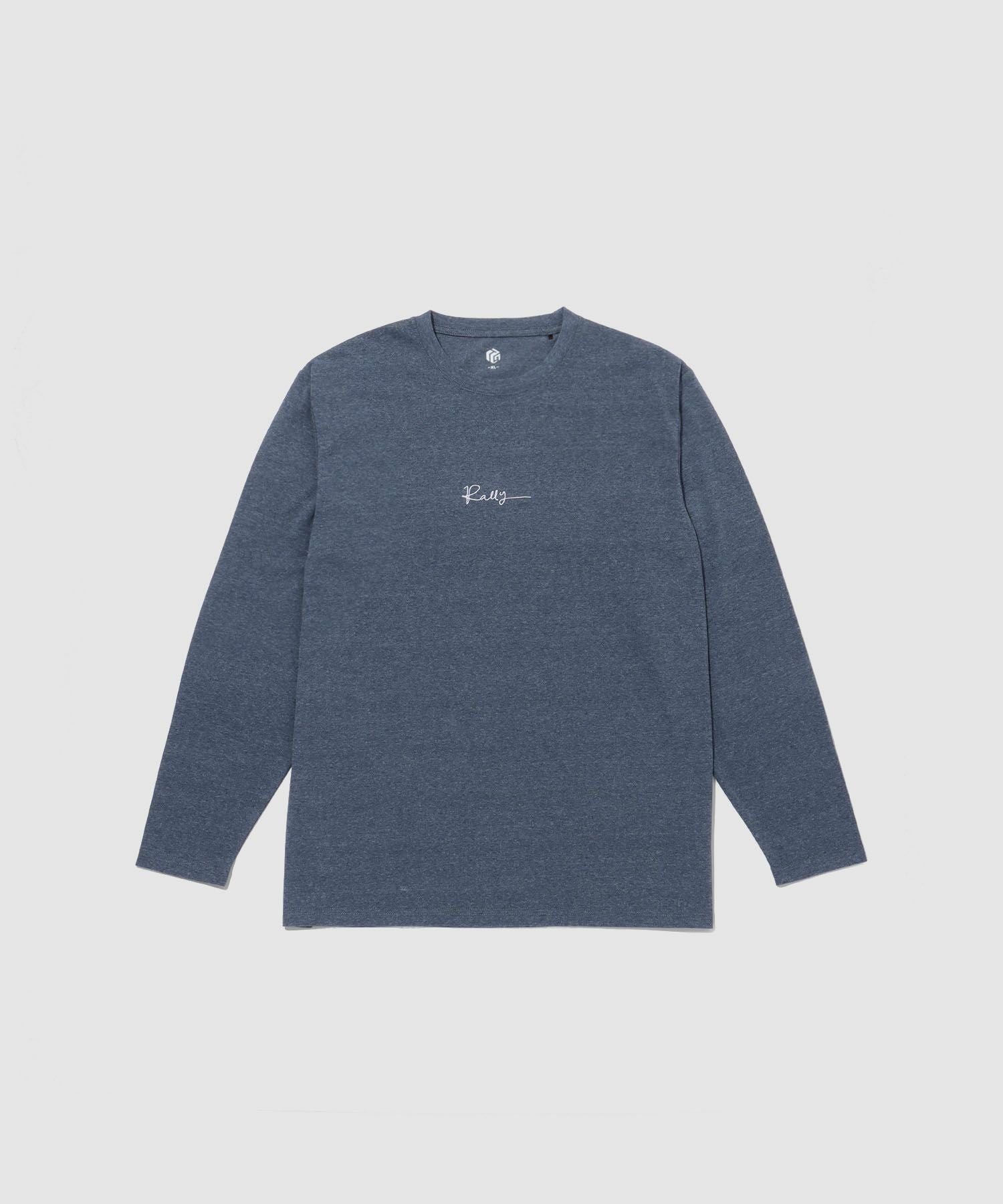 T-GRAPHICS ワンポイント刺繍長袖Tシャツ メンズ