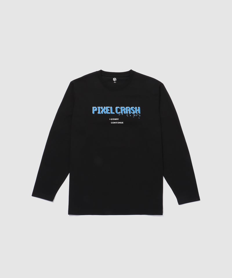 T-GRAPHICS  ゲームデザイン長袖Tシャツ メンズ商品画像-2