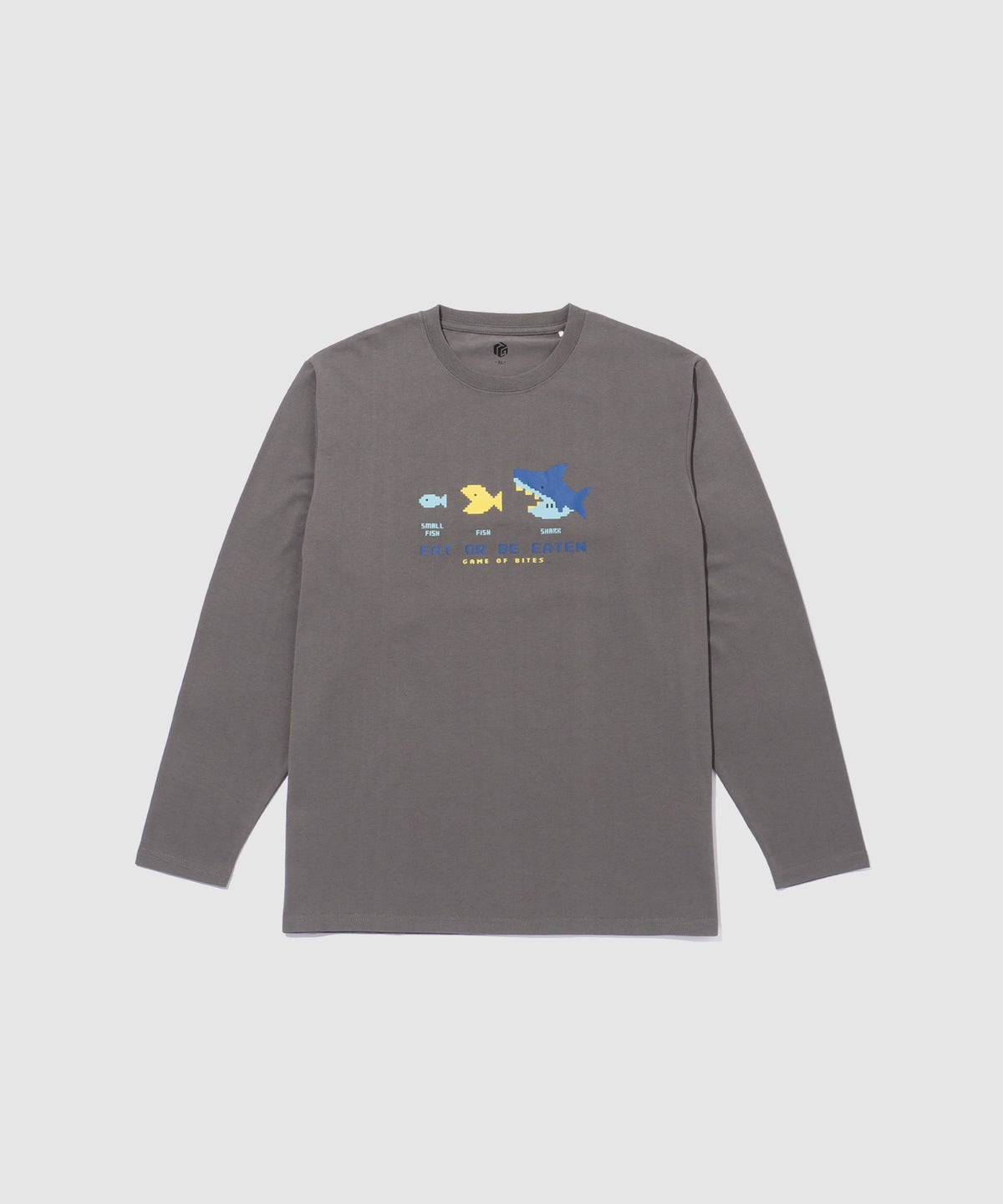 T-GRAPHICS ゲームデザイン長袖Tシャツ メンズ