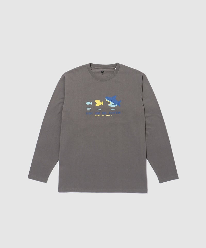 T-GRAPHICS ゲームデザイン長袖Tシャツ メンズ商品画像-5