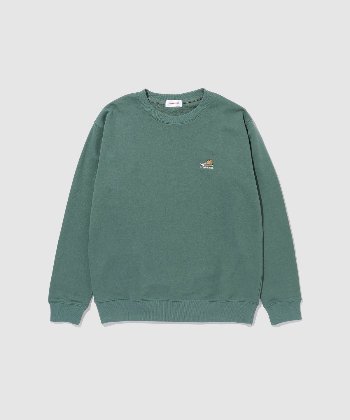 CONVERSE 裏毛ワンポイント刺繍スウェット メンズ