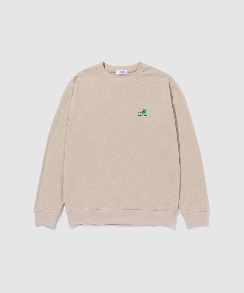 CONVERSE 裏毛ワンポイント刺繍スウェット メンズ商品画像-5