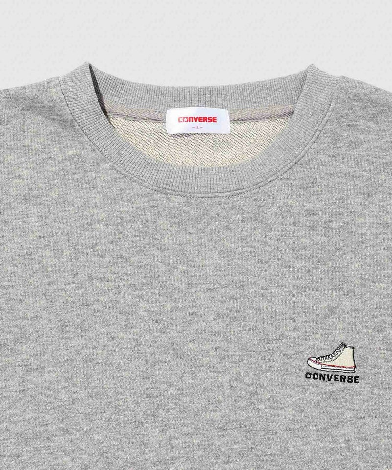 CONVERSE  裏毛ワンポイント刺繍スウェット メンズ商品画像-7