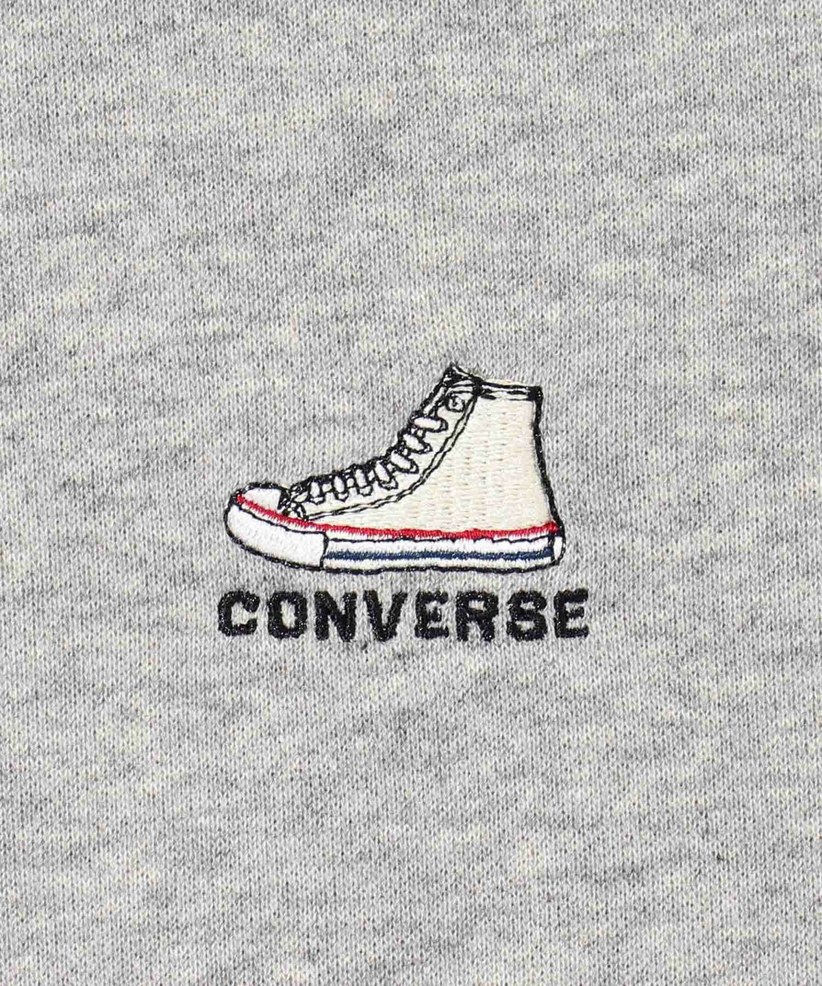 CONVERSE 裏毛ワンポイント刺繍スウェット メンズ
