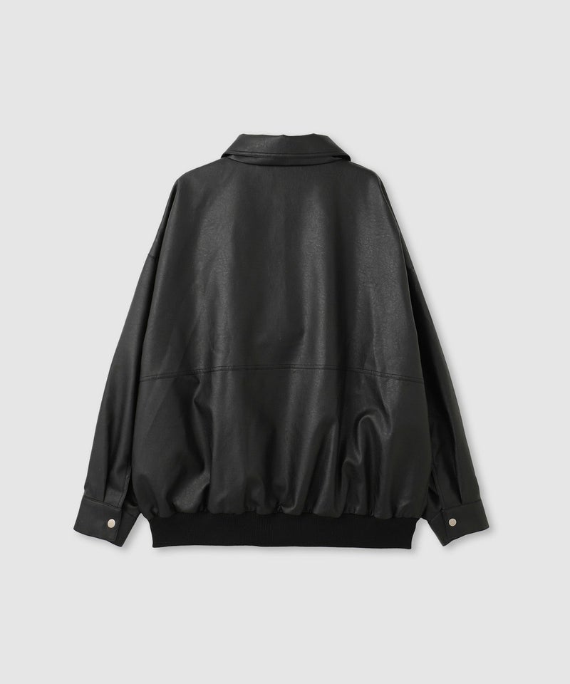 nAvy  レザー調ブルゾン レディース商品画像-19