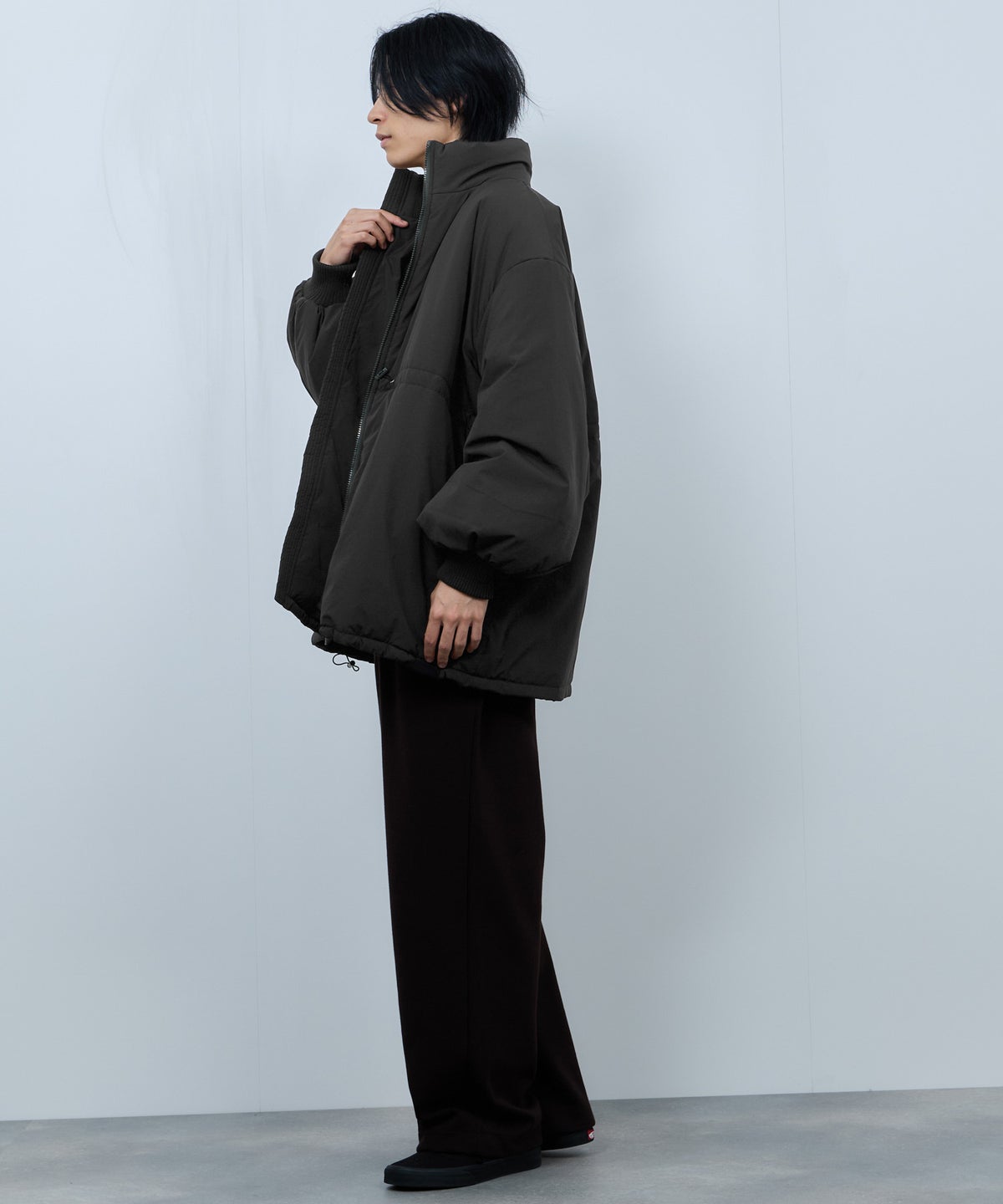 nAvy 中綿スタンドコート レディース