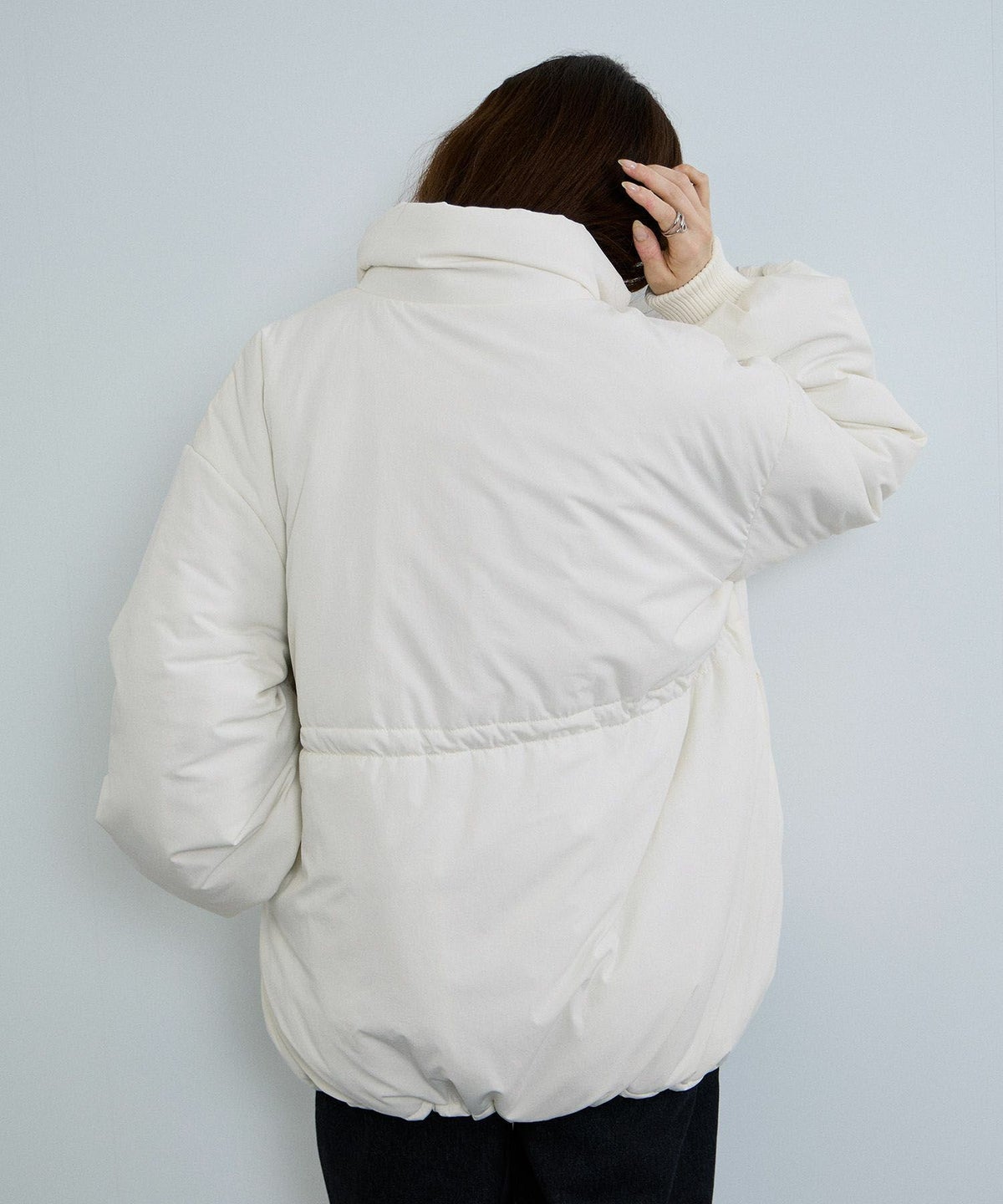 nAvy 中綿スタンドコート レディース