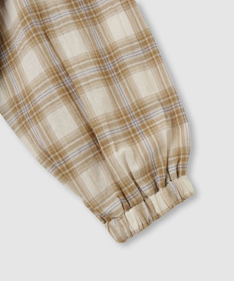 Idnes ドロストチェックシャツ レディース商品画像-5