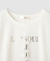 Idnes  箔ロゴプリントロングスリーブTシャツ レディース メール便 対応商品商品サムネイル-5