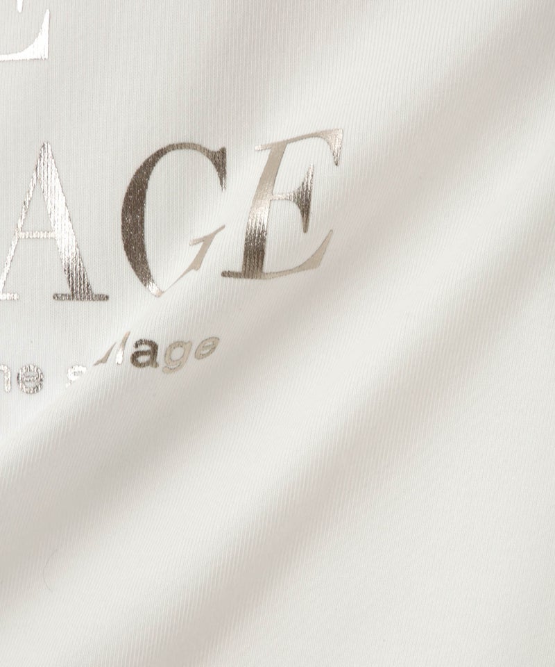 Idnes  箔ロゴプリントロングスリーブTシャツ レディース メール便 対応商品商品画像-14
