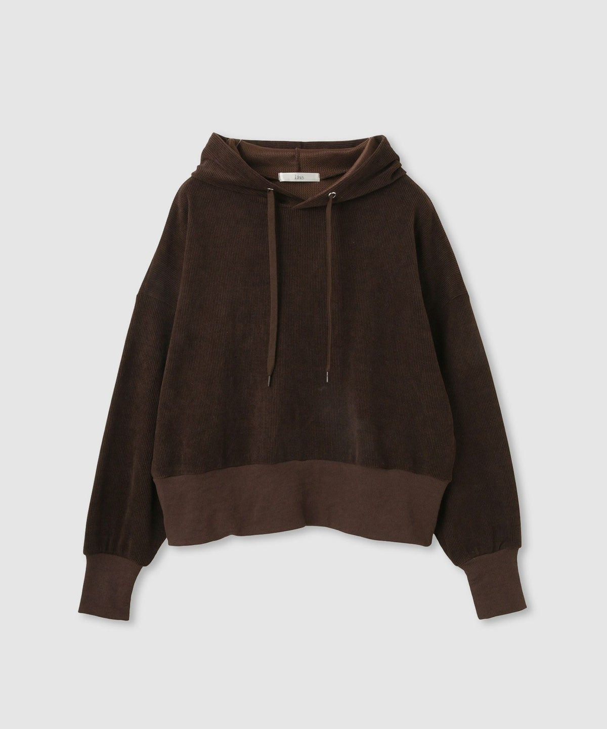 Idnes ベロアサーマルパーカー レディース