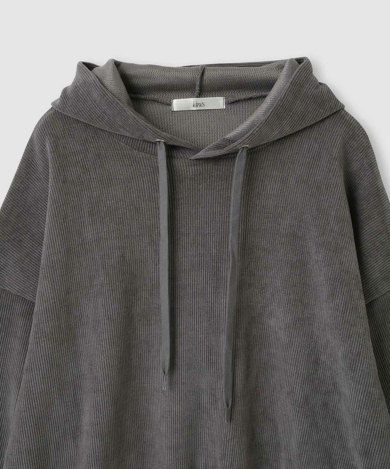 [値下げ]Idnes ベロアサーマルパーカー レディース商品画像-5