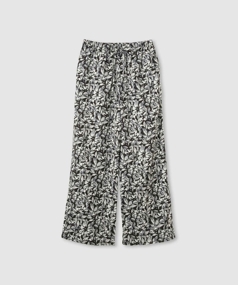 Idnes フラワー柄プリントイージーパンツ レディース商品画像-1