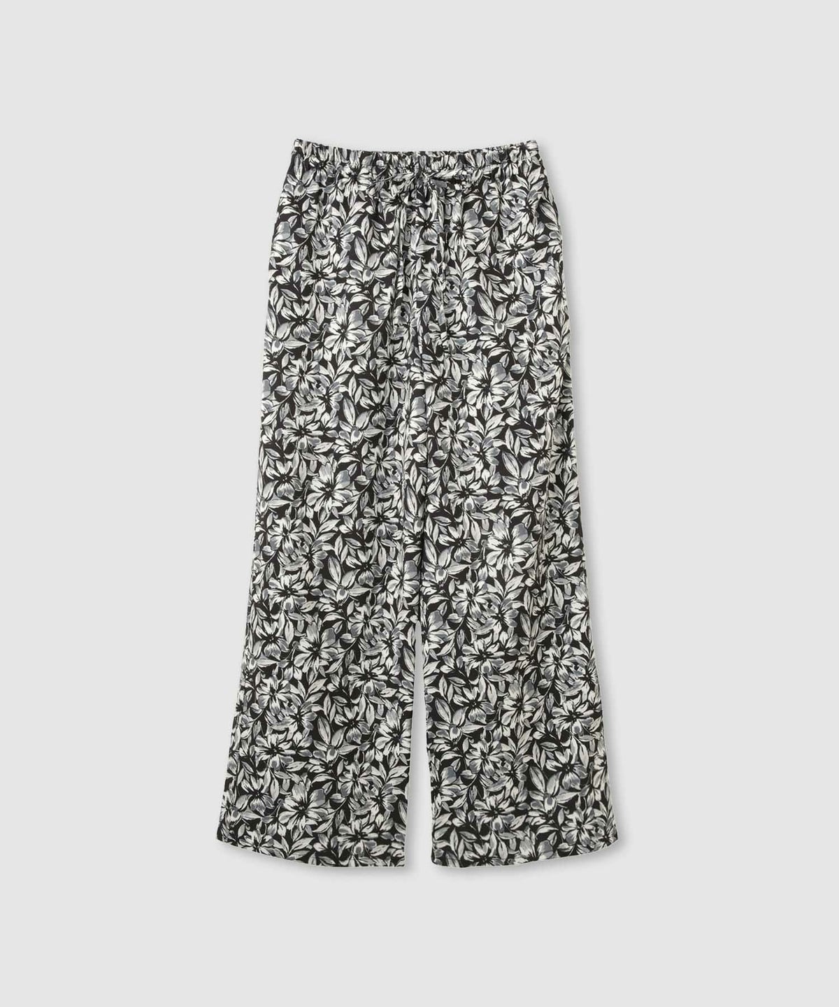 Idnes フラワー柄プリントイージーパンツ レディース