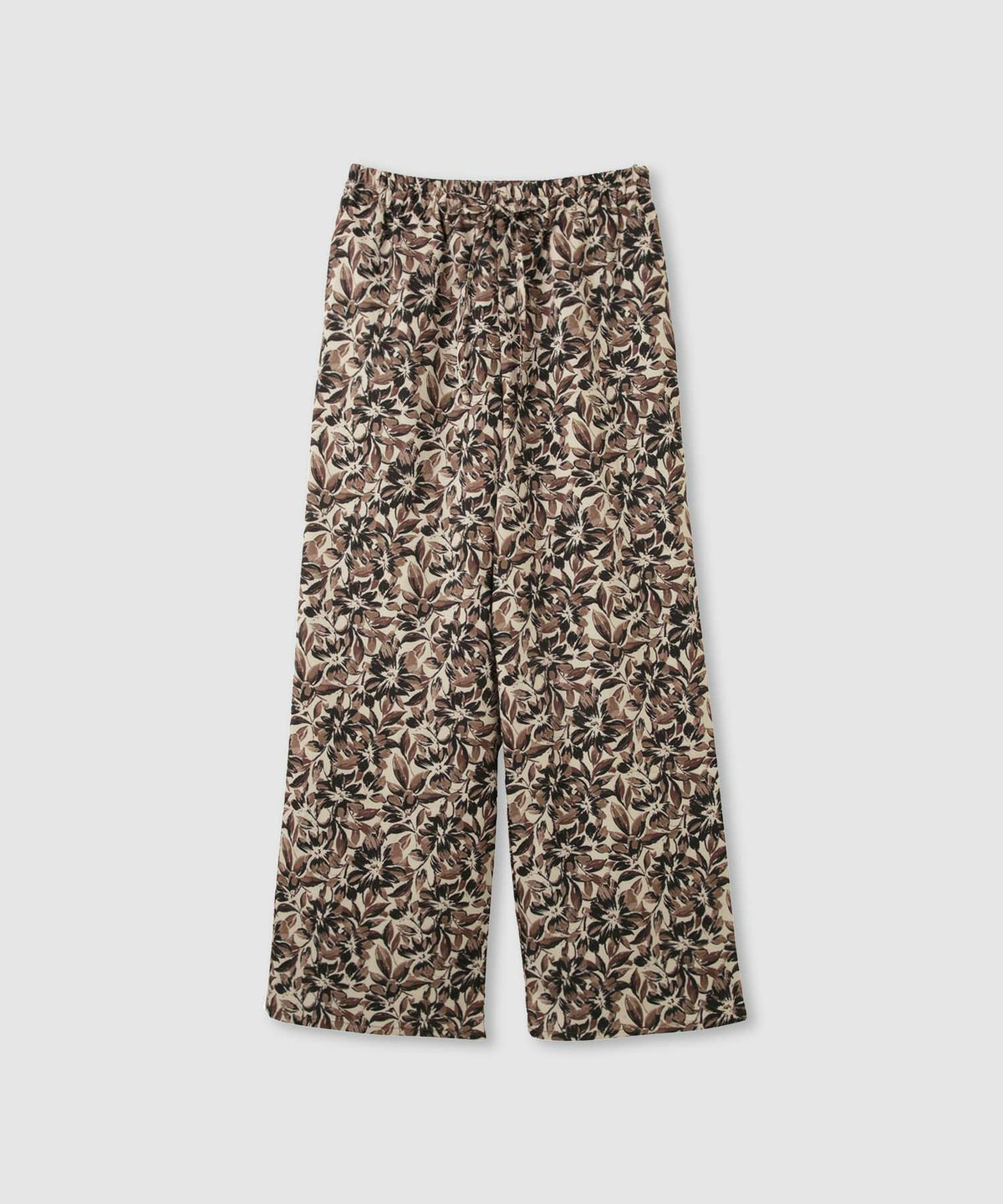 Idnes フラワー柄プリントイージーパンツ レディース