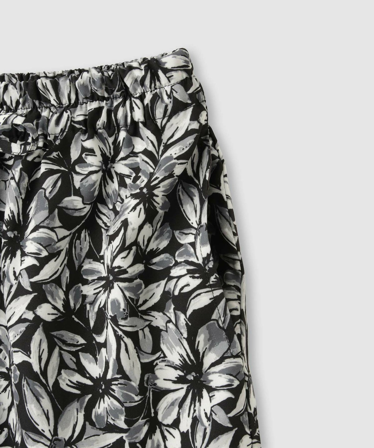 Idnes フラワー柄プリントイージーパンツ レディース