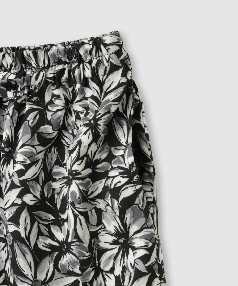 Idnes  フラワー柄プリントイージーパンツ レディース商品画像-5