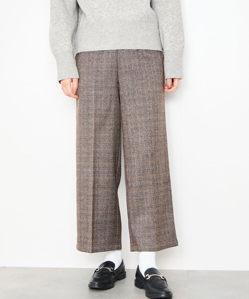 Idnes  グレンチェックパンツ レディース商品画像-1