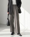 Idnes グレンチェックパンツ レディース商品サムネイル-2