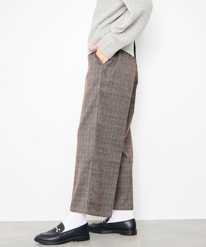 Idnes グレンチェックパンツ レディース商品画像-3