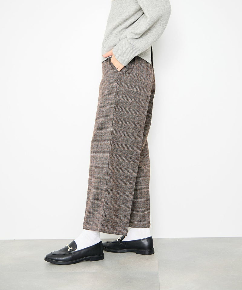 Idnes  グレンチェックパンツ レディース商品画像-3