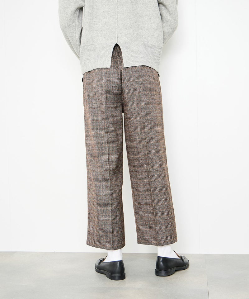 Idnes グレンチェックパンツ レディース商品画像-4